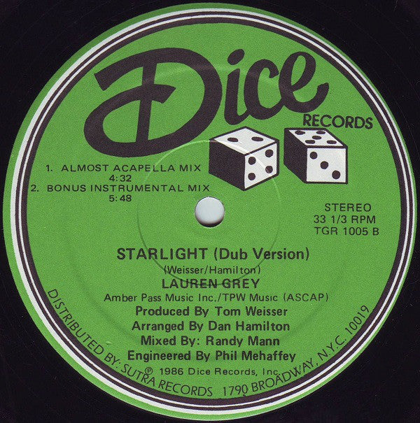Lauren Grey : Starlight (12")