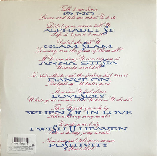 Prince : Lovesexy (LP, Album, Spe)