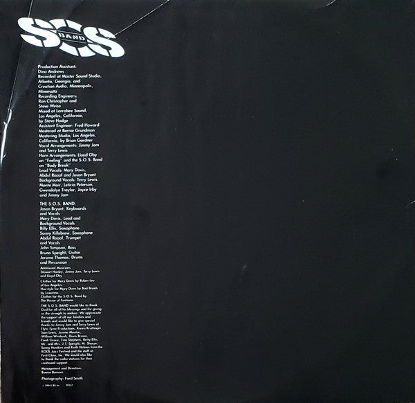 The S.O.S. Band : Just The Way You Like It (LP, Album, Top)