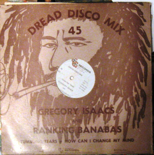Gregory Isaacs And Barnabas - Tumbling Tears / How Can I Change My Mind vinyl record, 12" (Very Good Plus (VG+)) | Lulo Records