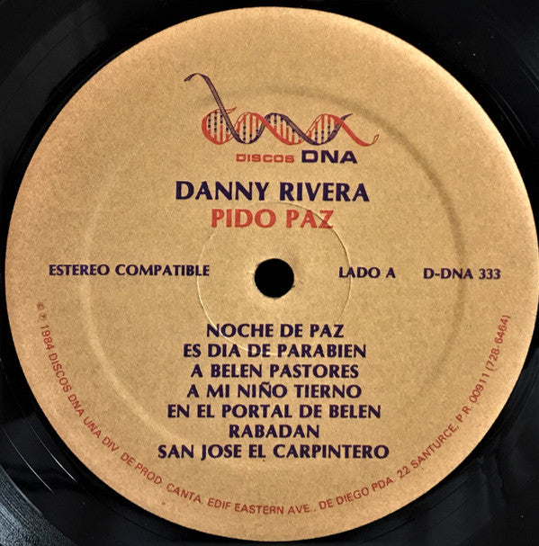 Danny Rivera : Pido Paz (LP, Album)