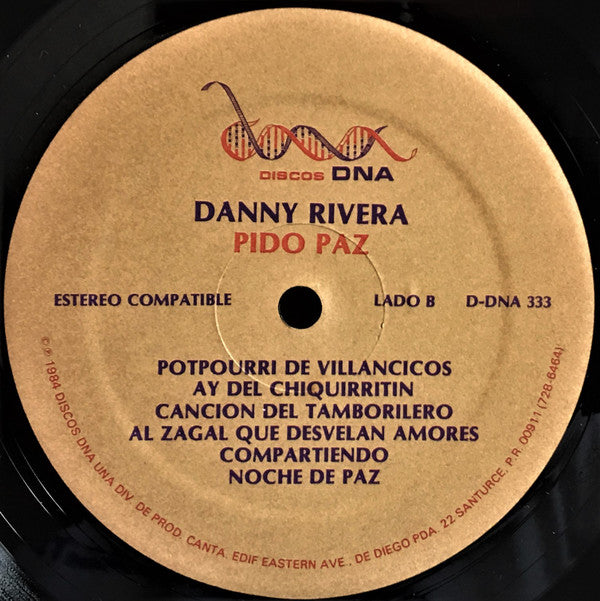 Danny Rivera : Pido Paz (LP, Album)