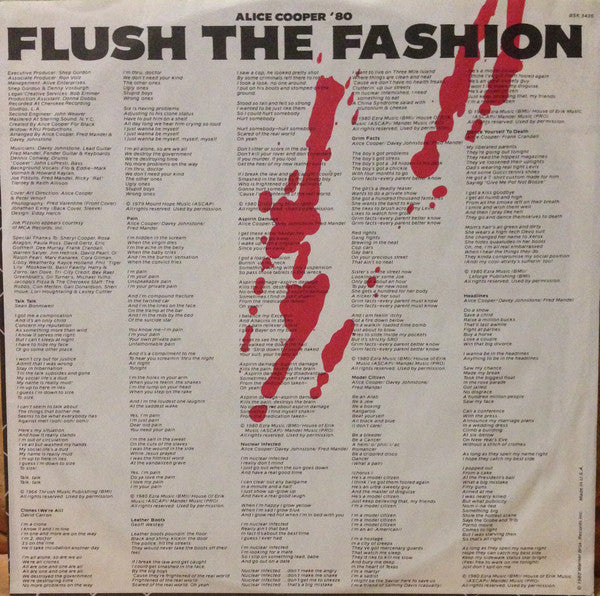 Alice Cooper (2) : Flush The Fashion (LP, Album, Ja)