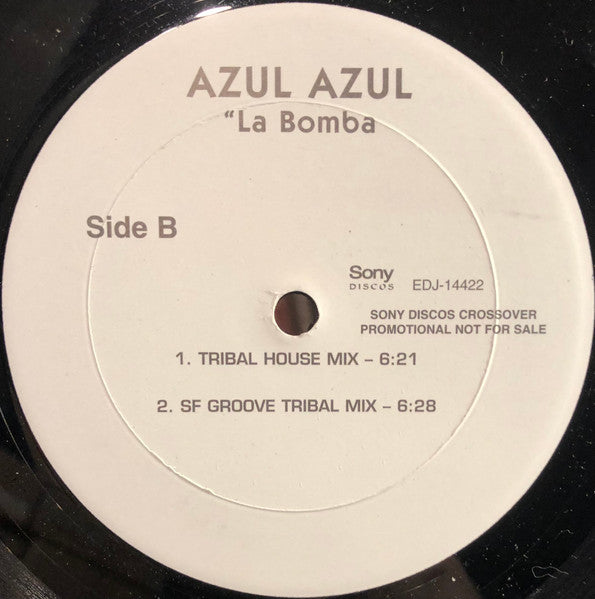 Azul Azul : La Bomba (12", Promo)