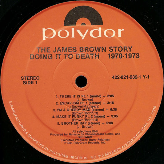 James Brown : The James Brown Story - Doing It To Death 1970-73 (LP, Comp)