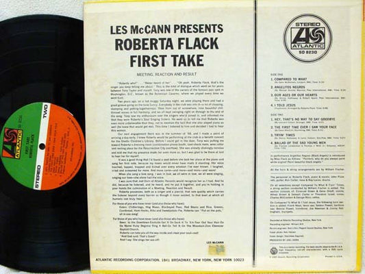 Roberta Flack : First Take (LP, Album, Club, CRC)