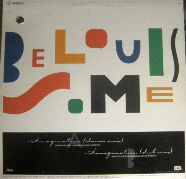 Belouis Some : Imagination (12", Single)