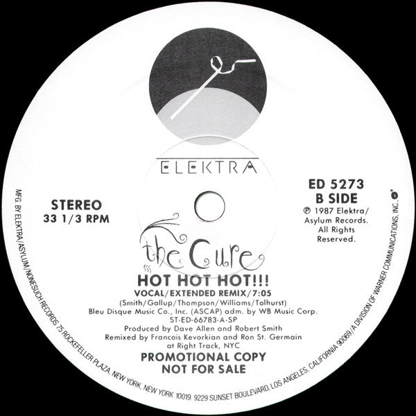 The Cure : Hot Hot Hot!!! (12", Single, Promo, SP)