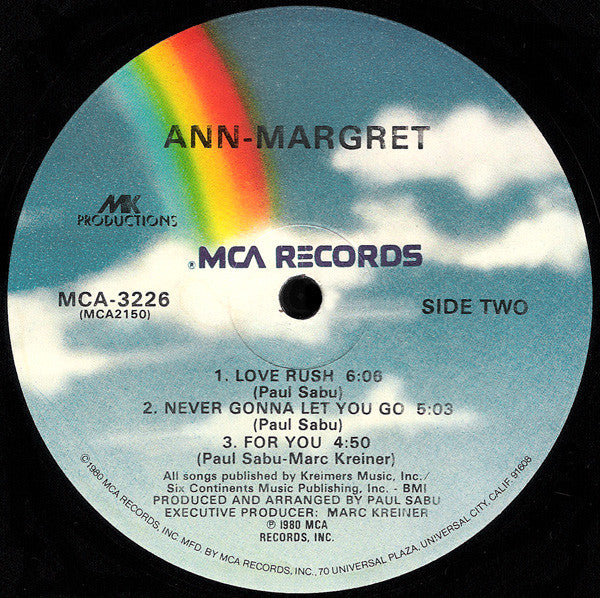 Ann Margret : Ann-Margret (LP, Album, Glo)