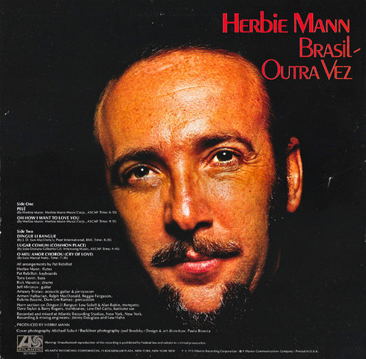 Herbie Mann : Brazil - Once Again (LP, Album, PR )