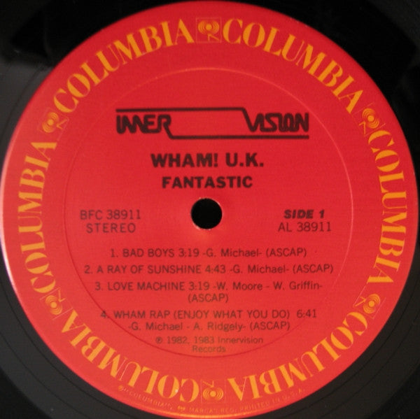 Wham! : Fantastic (LP, Album)