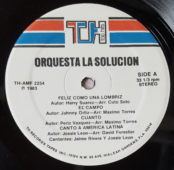 Orquesta La Solucion (2) : La Solucion (LP, Album)