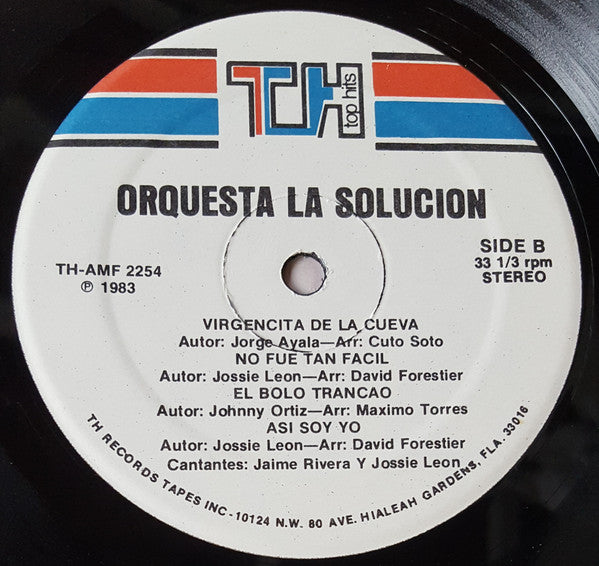 Orquesta La Solucion (2) : La Solucion (LP, Album)