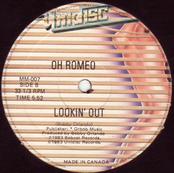 Oh Romeo : Try It (I'm In Love With A Married Man) / Lookin' Out (12")