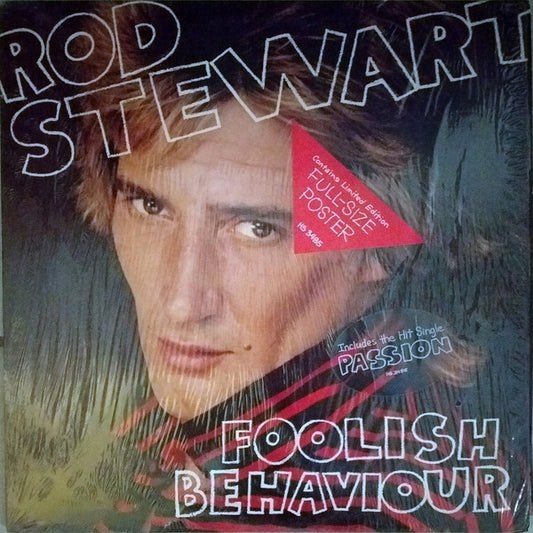 Rod Stewart - Foolish Behaviour vinyl record, LP (Near Mint (NM or M-)) | Lulo Records