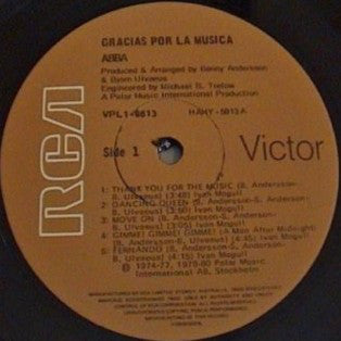 ABBA : Gracias Por La Musica (LP, Album, Club)