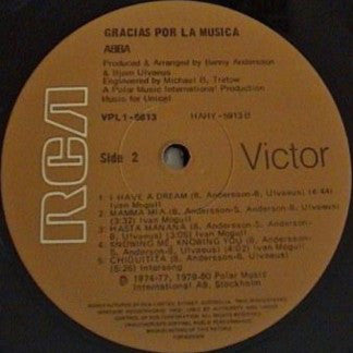 ABBA : Gracias Por La Musica (LP, Album, Club)