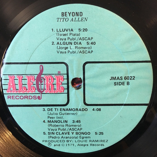 Tito Allen : Beyond (LP, Album)