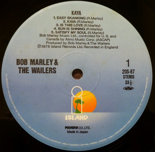 Bob Marley & The Wailers : Kaya (LP, Album, RE)
