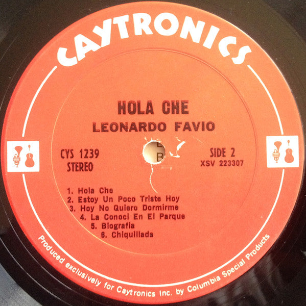 Leonardo Favio : Hola Che (LP, Album)