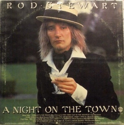 Rod Stewart - A Night On The Town vinyl record, LP (Near Mint (NM or M-)) | Lulo Records