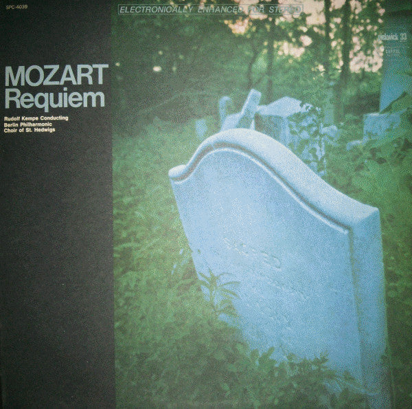 Wolfgang Amadeus Mozart, Rudolf Kempe, Berliner Philharmoniker, Chor Der St. Hedwigs-Kathedrale Berlin : Requiem (LP)