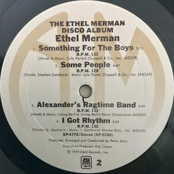 Ethel Merman : The Ethel Merman Disco Album (LP, Album, Ter)