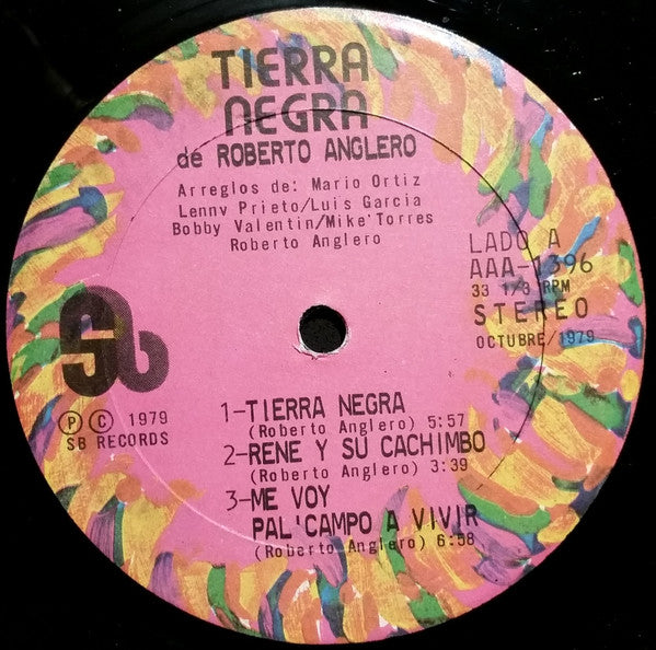 Tierra Negra (3) De Roberto Angleró : Tierra Negra (LP, Album)