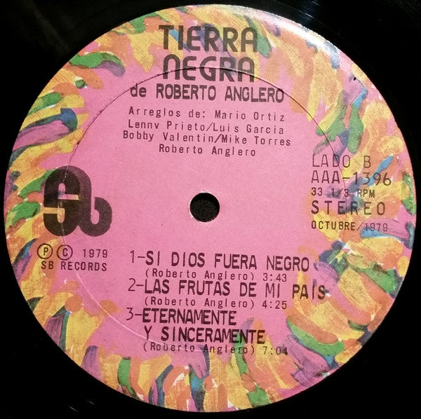 Tierra Negra (3) De Roberto Angleró : Tierra Negra (LP, Album)