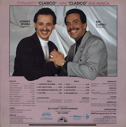 Conjunto Clasico : Mas Clasico Que Nunca (LP, Album)