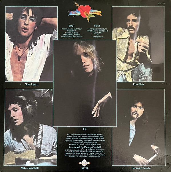 Tom Petty And The Heartbreakers : Tom Petty And The Heartbreakers (LP, Album, RE, RP, Pit)
