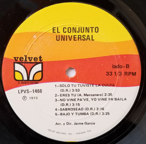 Conjunto Universal : Que Se Sepa (LP, Album)