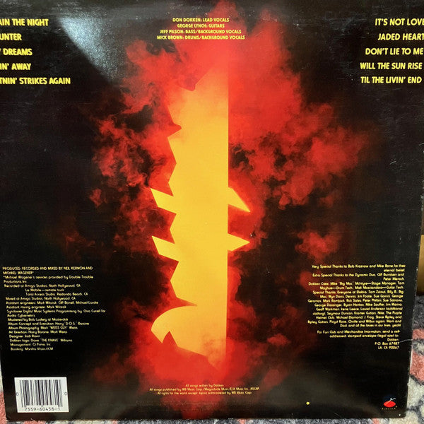 Dokken : Under Lock And Key (LP, Album, Club)