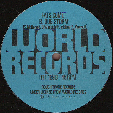 Fats Comet : Stormy Weather (12")