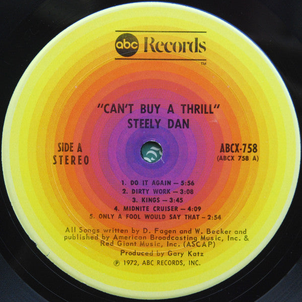 Steely Dan : Can't Buy A Thrill (LP, Album, RP, San)