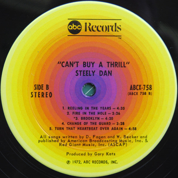 Steely Dan : Can't Buy A Thrill (LP, Album, RP, San)