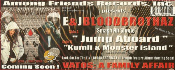 E&J Blood Brothaz : Jump Aboard (12", Red)