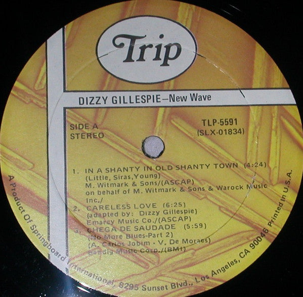 Dizzy Gillespie : New Wave! (LP, Album, RE)
