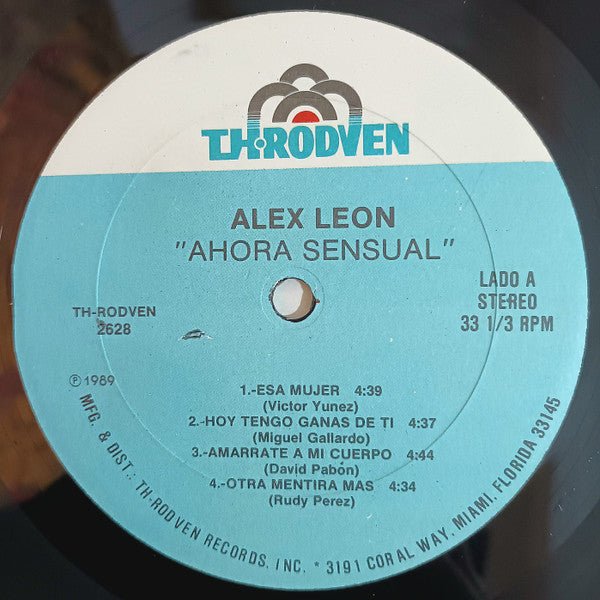 Alex Leon (2) : Ahora Sensual (LP, Album)