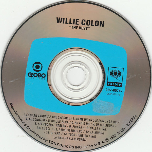 Willie Colón : The Best (CD, Comp, RE)