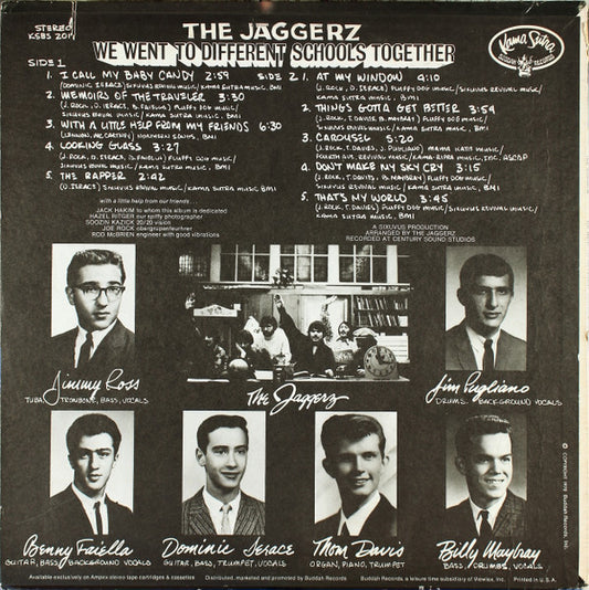 The Jaggerz - We Went To Different Schools Together vinyl record, LP (Near Mint (NM or M-)) | Lulo Records
