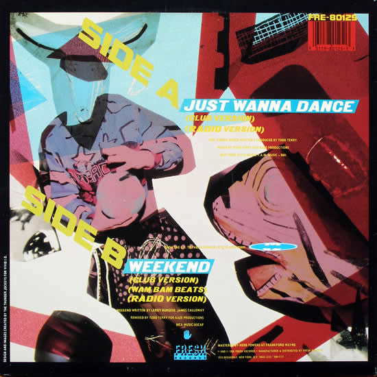The Todd Terry Project : Just Wanna Dance / Weekend (12")