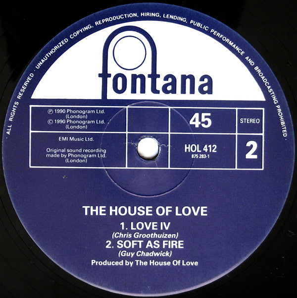 The House Of Love : Beatles And The Stones (Remix) (12", Single)