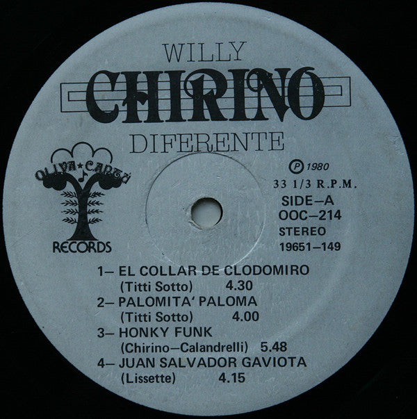 Willy Chirino : Diferente (LP, Album)