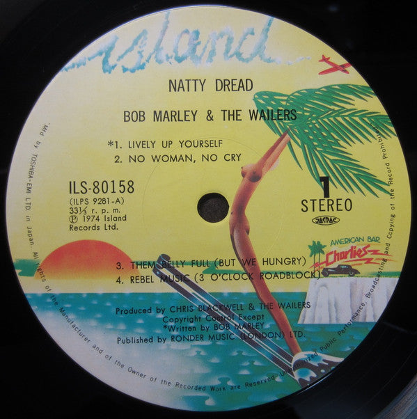Bob Marley & The Wailers : Natty Dread (LP, Album)