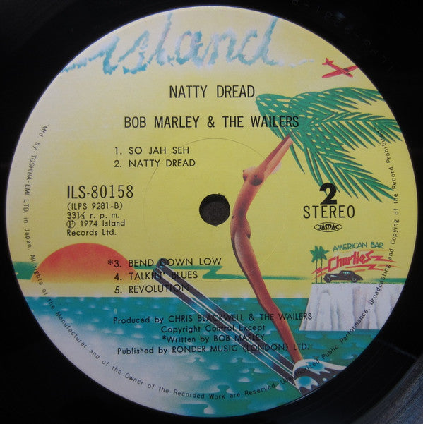 Bob Marley & The Wailers : Natty Dread (LP, Album)