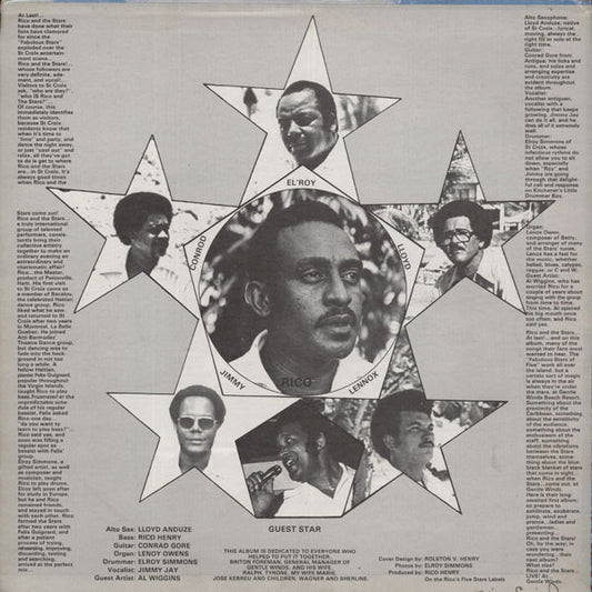 Rico & The Five Stars : Live At Gentle Winds (LP)