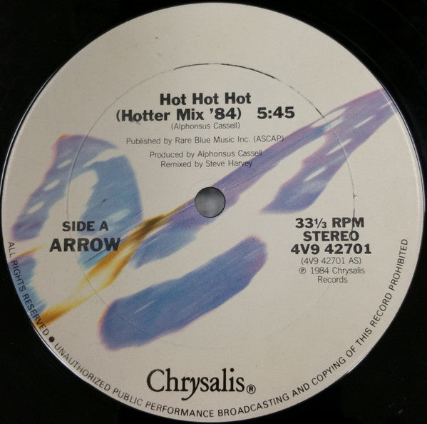 Arrow (2) : Hot Hot Hot (12", RE)