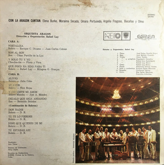 Orquesta Aragon - Orquesta Aragon Vol.1 vinyl record, LP (Near Mint (NM or M-)) | Lulo Records