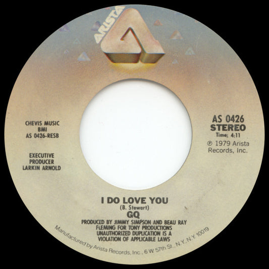 GQ : Make My Dreams A Reality / I Do Love You (7", Single, Pit)